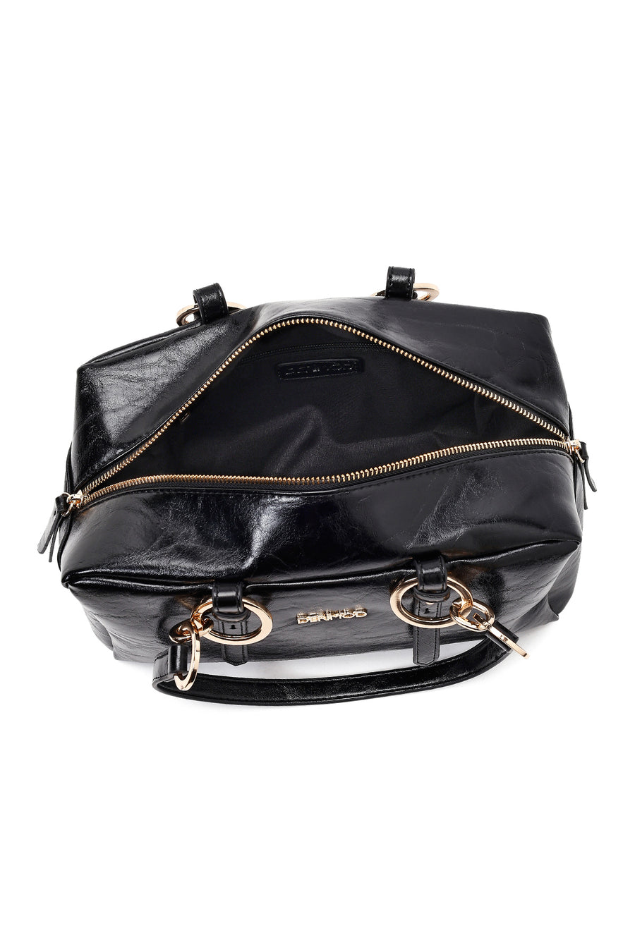 Women's Black Long Strap Shoulder Bag