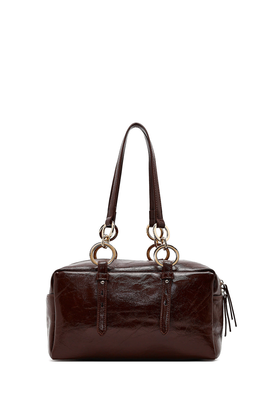 Women's Brown Long Strap Shoulder Bag