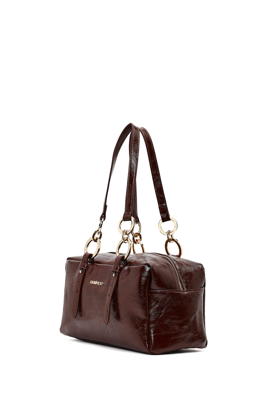 Women's Brown Long Strap Shoulder Bag