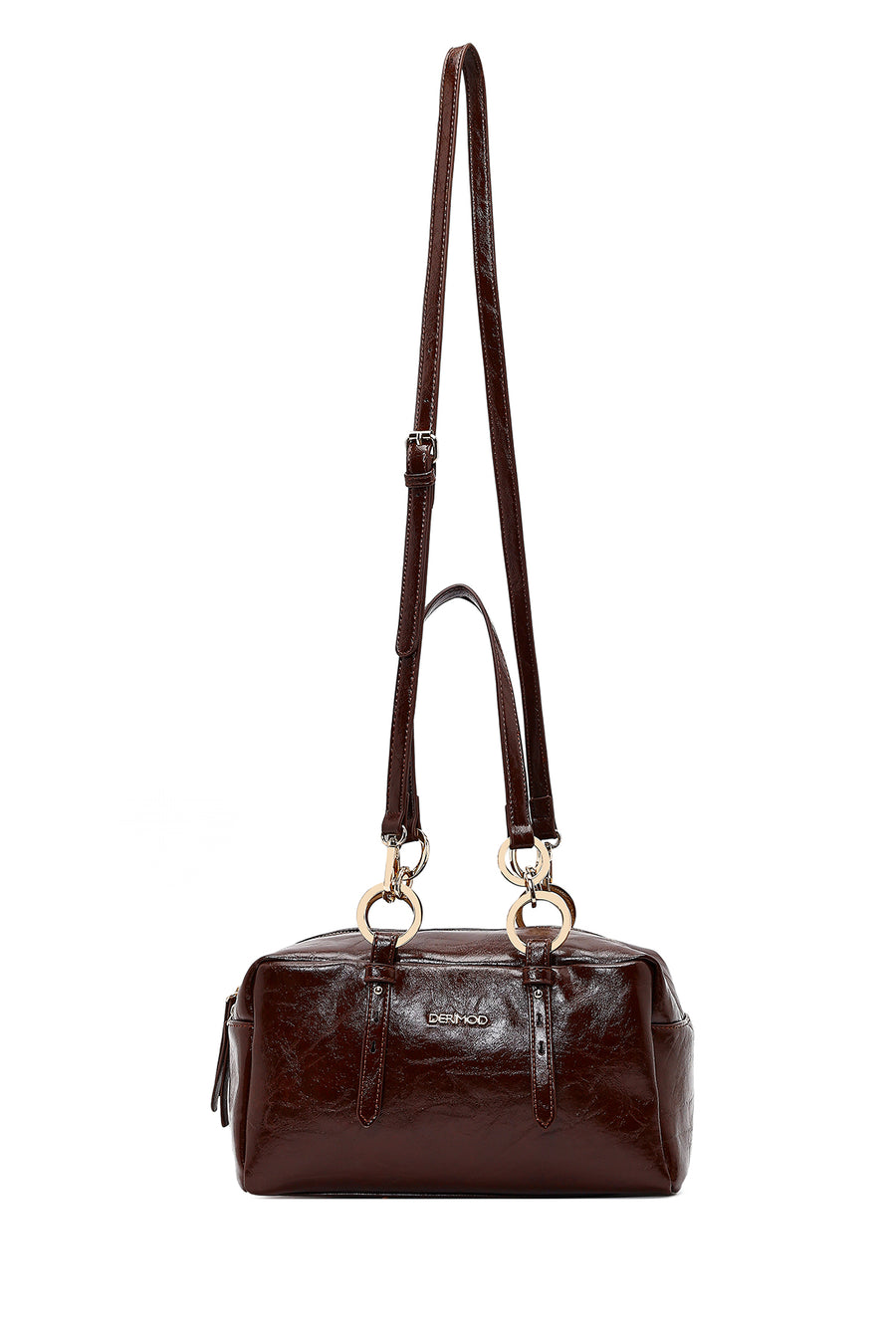Women's Brown Long Strap Shoulder Bag