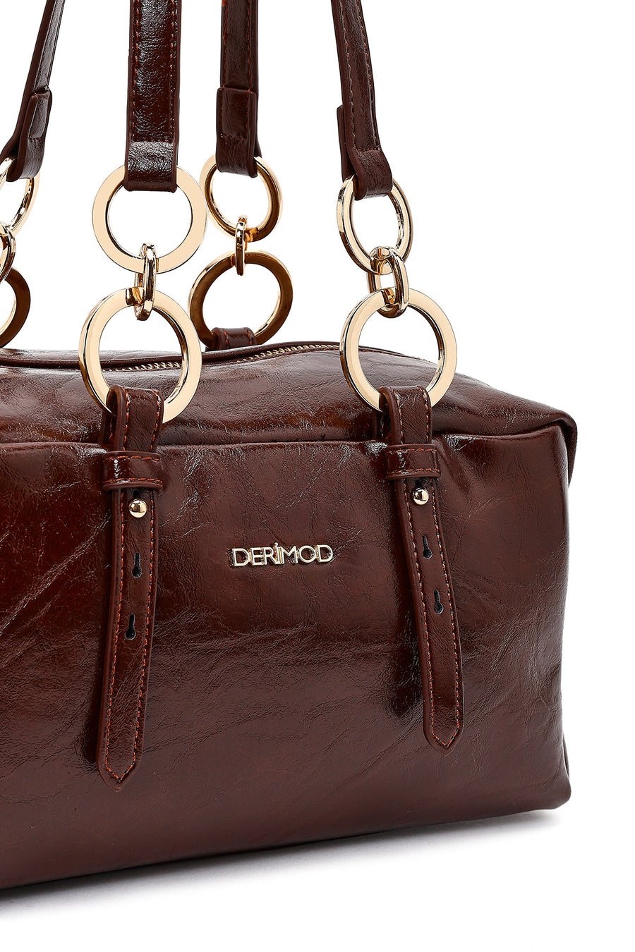 Women's Brown Long Strap Shoulder Bag