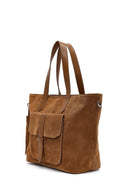 Kadın Taba Uzun Askılı Süet Omuz Çantası | Derimod