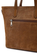 Kadın Taba Uzun Askılı Süet Omuz Çantası | Derimod