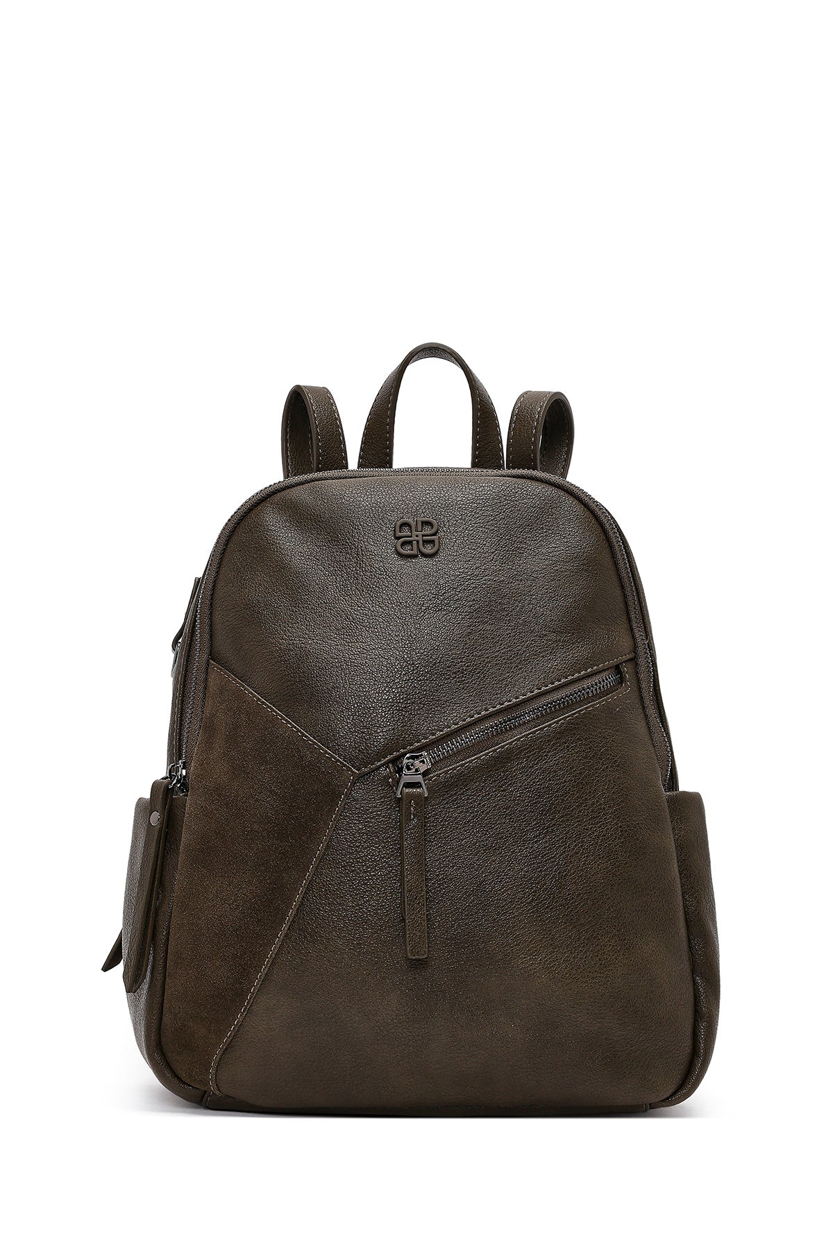 Kadın Haki Aksesuarlı Sırt Çantası