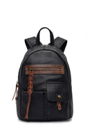 Women's Black Backpack | Derimod