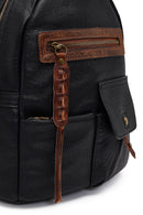 Women's Black Backpack | Derimod