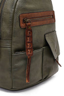 Women's Khaki Backpack | Derimod
