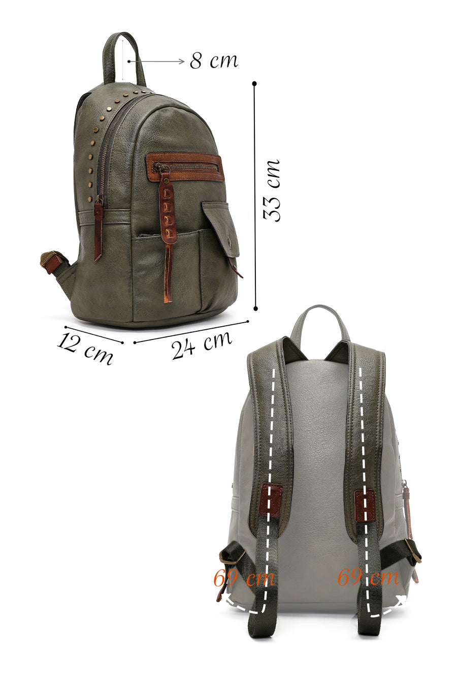 Women's Khaki Backpack