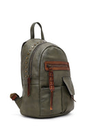 Women's Khaki Backpack | Derimod