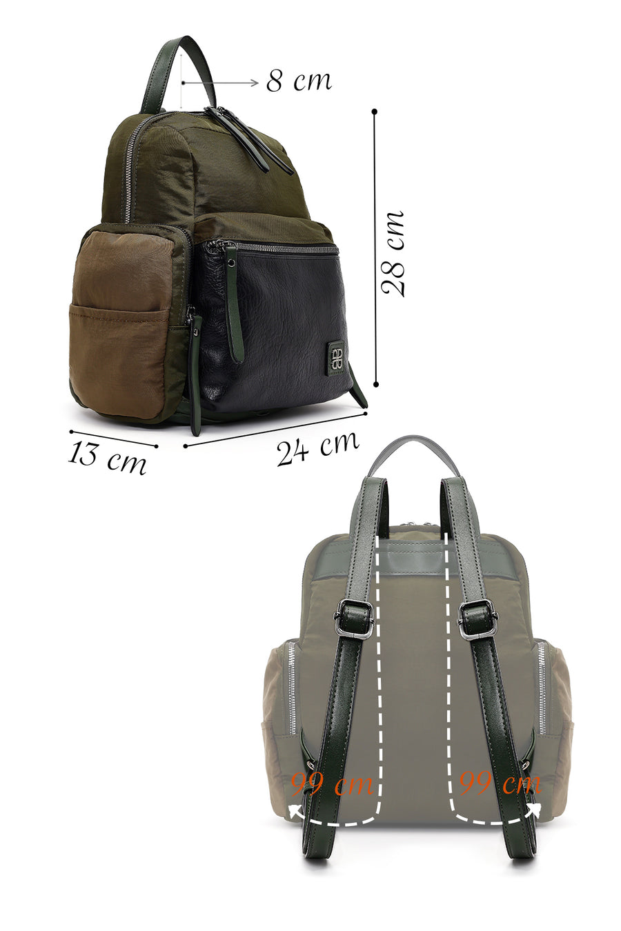 Women's Khaki Backpack