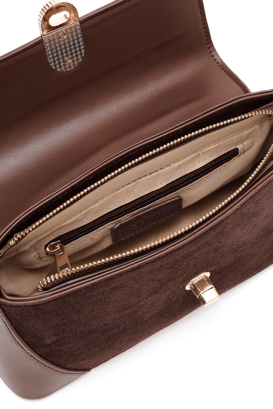 Women's Brown Long Strap Shoulder Bag