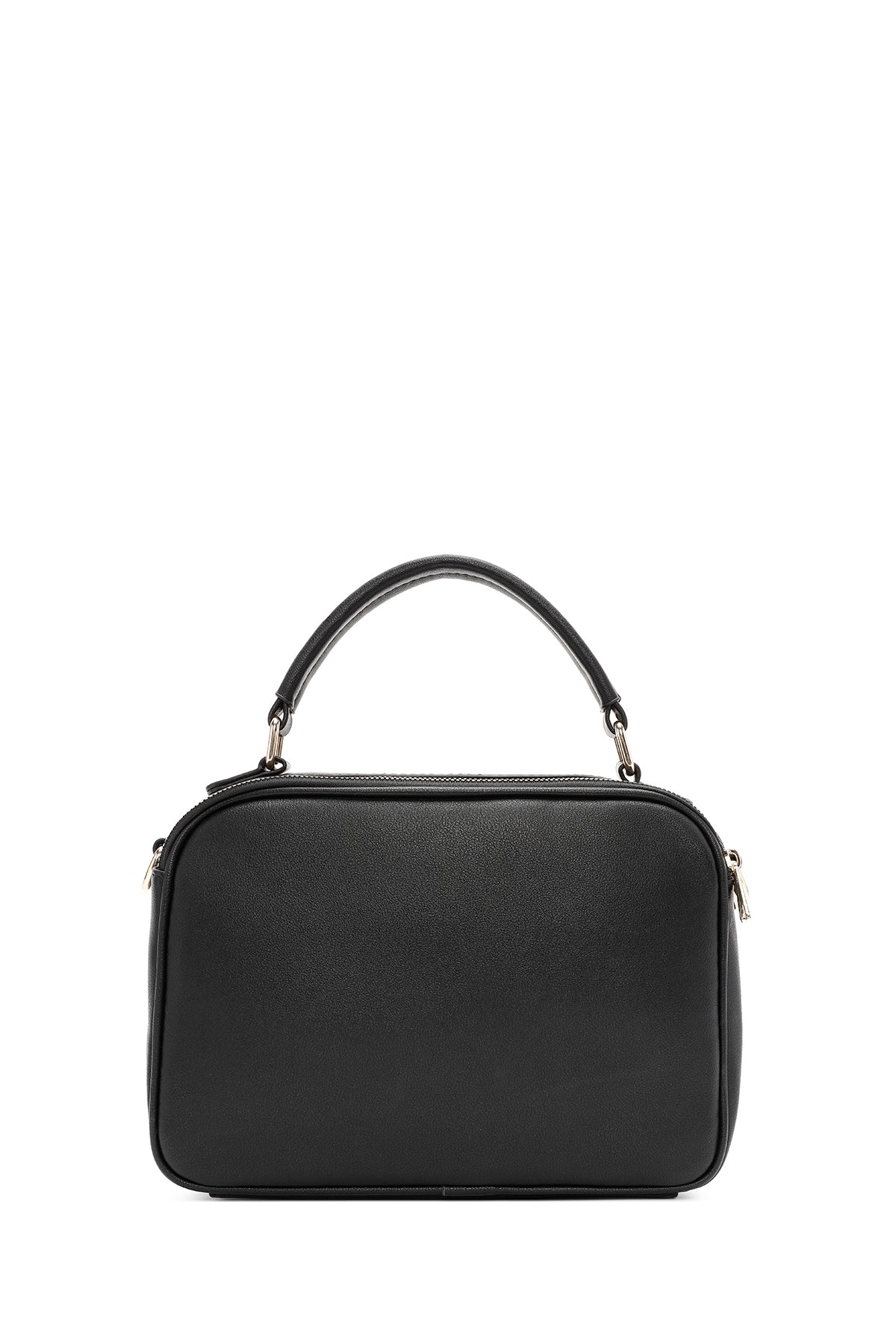 Kadın Siyah Uzun Askılı Baskılı Omuz Çantası