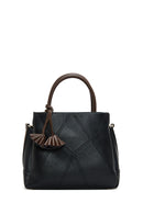 Women's Black Long Strap Accessory Detailed Handbag | Derimod