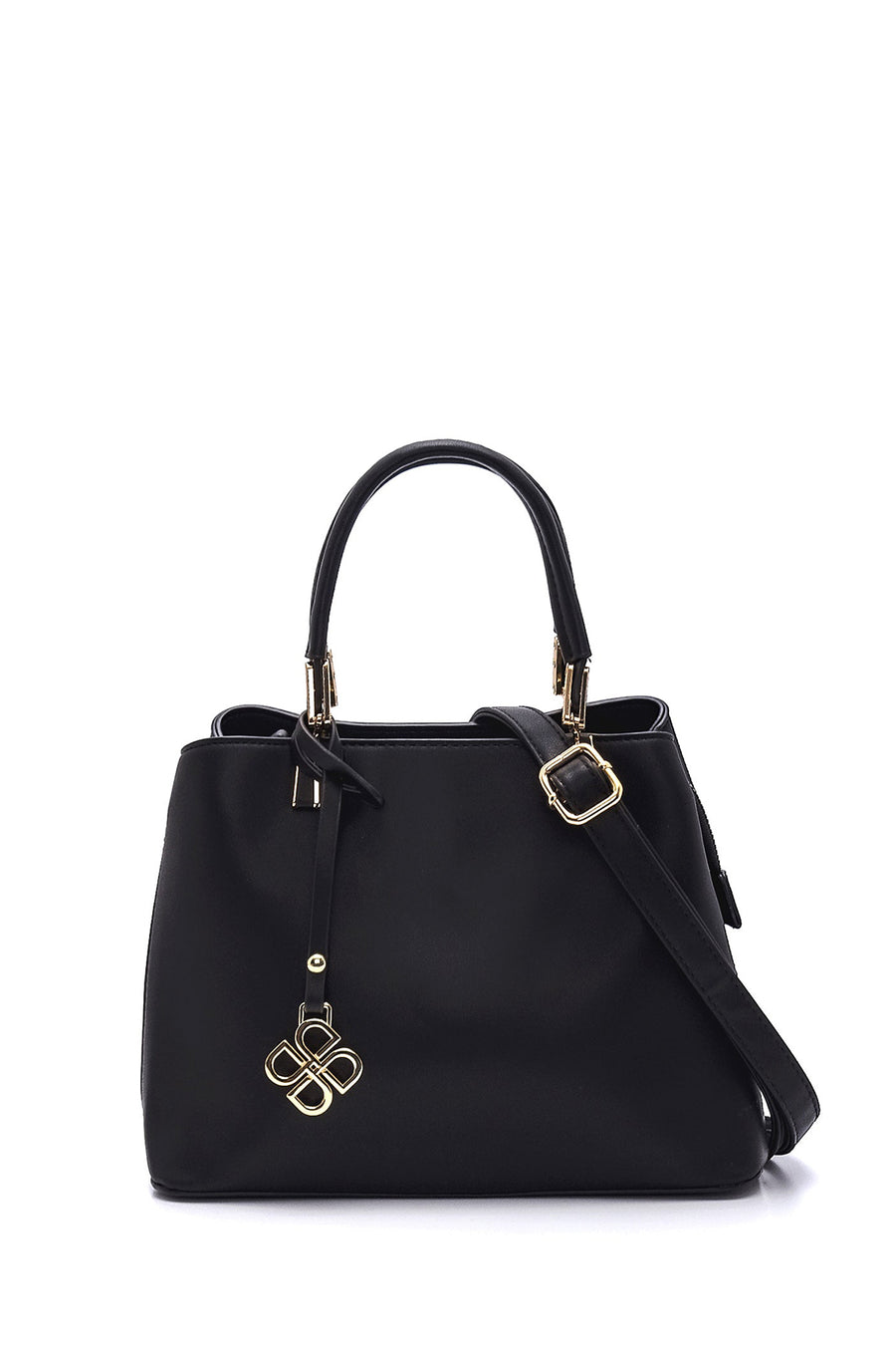 Women's Black Long Strap Accessory Detailed Handbag 25WBD262718 | Derimod