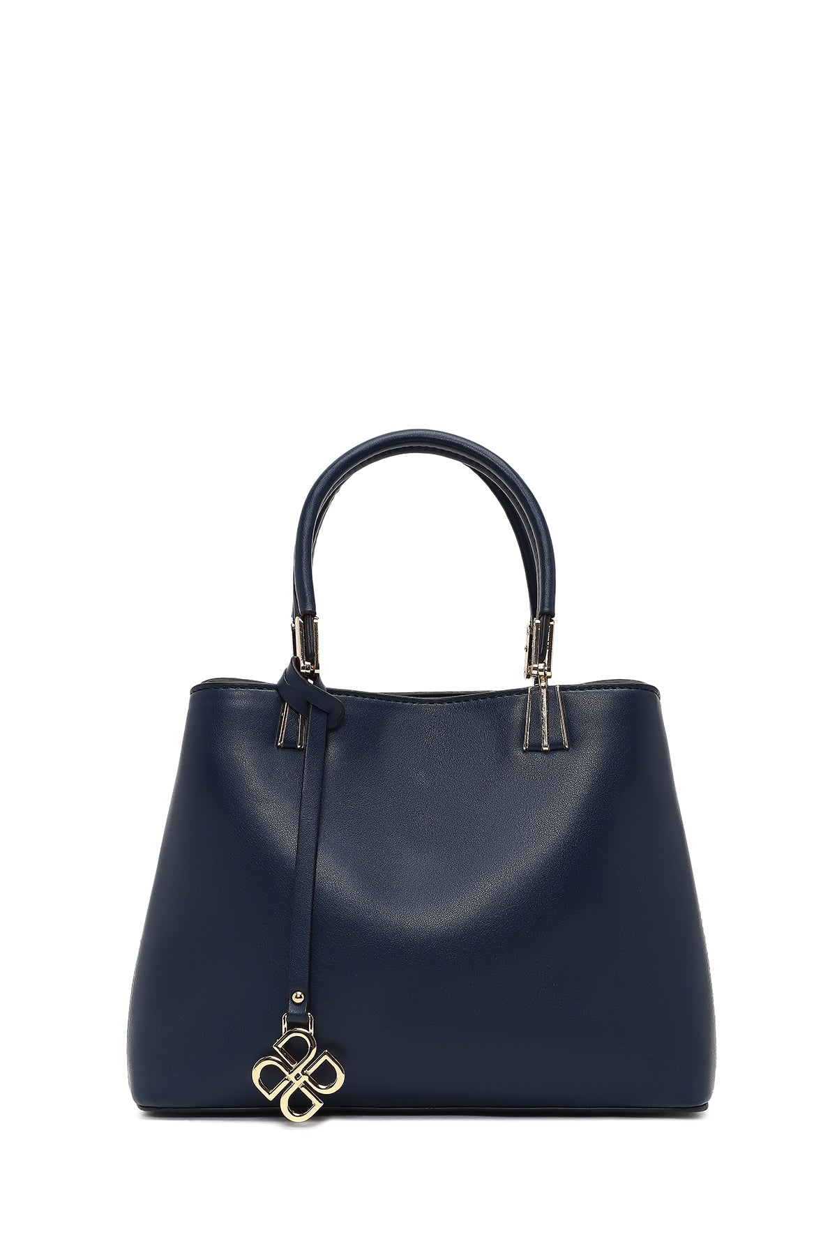 Kadın Lacivert Uzun Askılı Aksesuar Detaylı Kol Çantası