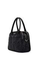 Kadın Siyah Uzun Askılı Baskılı Kol Çantası | Derimod