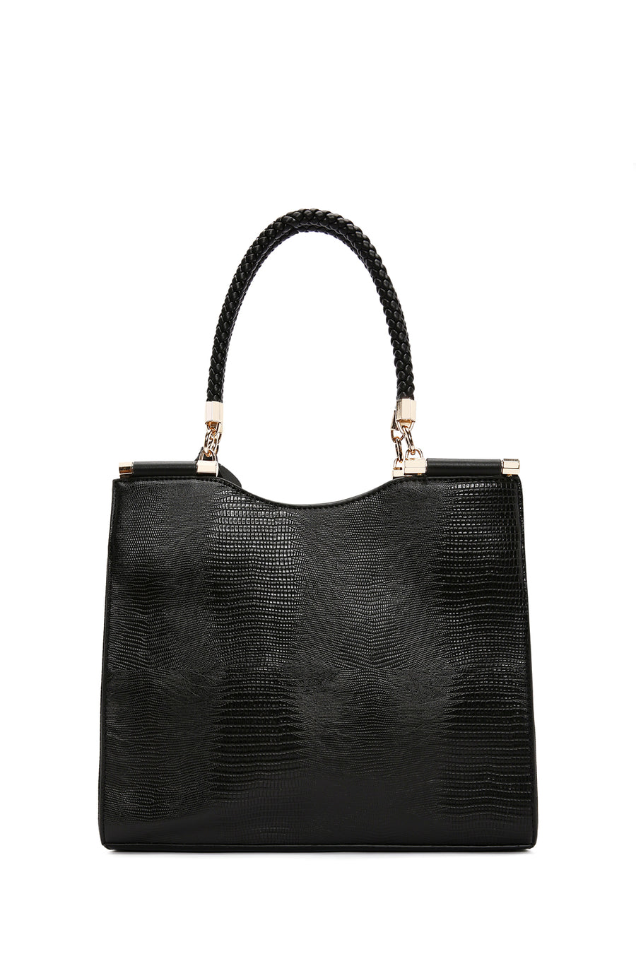 Women's Black Printed Long Strap Shoulder Bag
