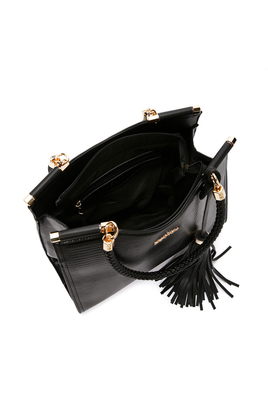 Women's Black Printed Long Strap Shoulder Bag