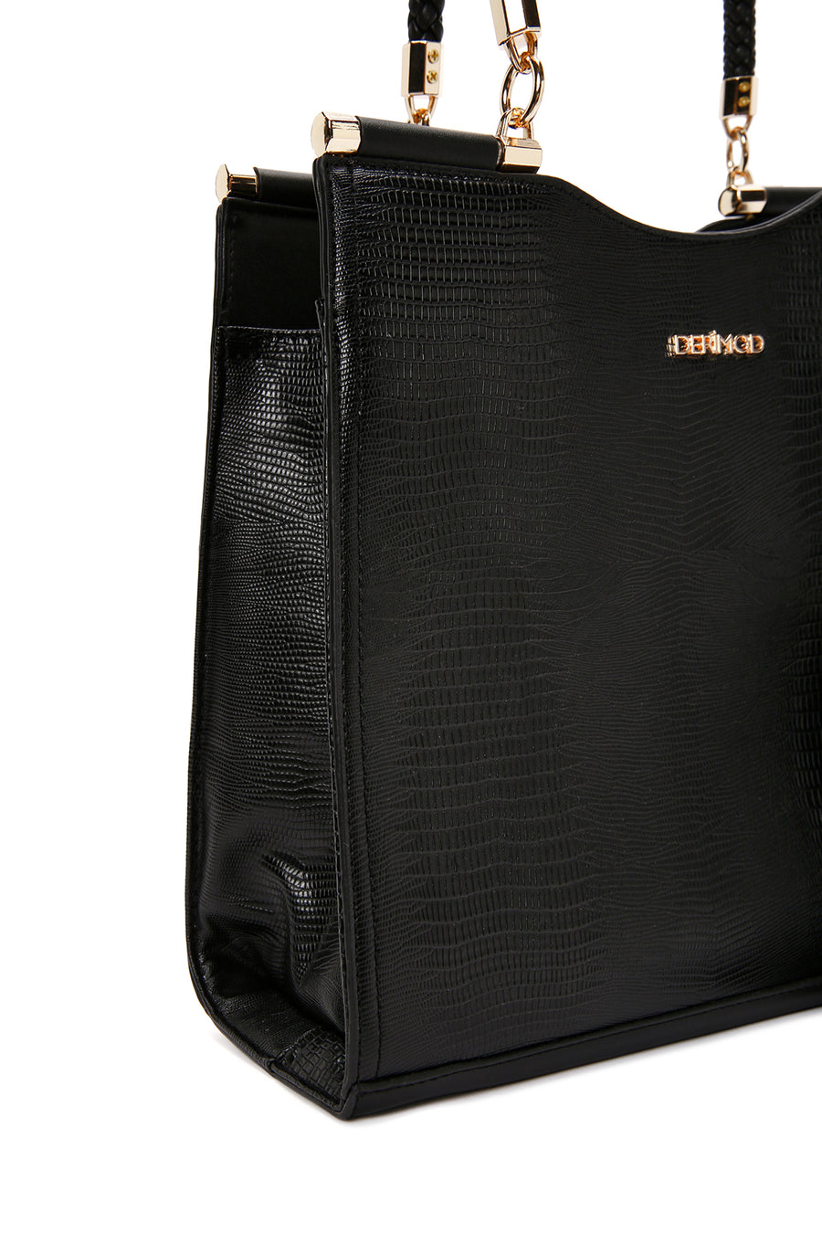 Women's Black Printed Long Strap Shoulder Bag