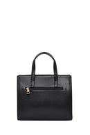 Kadın Siyah Uzun Askılı Baskılı Klasik Omuz Çantası | Derimod