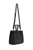 Kadın Siyah Uzun Askılı Baskılı Klasik Omuz Çantası | Derimod