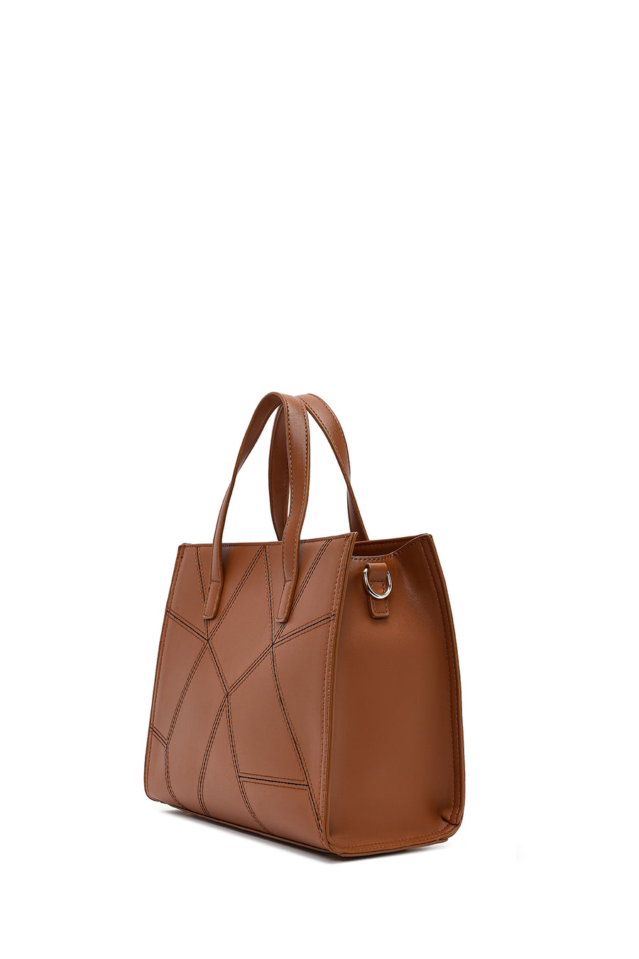 Women's Tan Long Strap Printed Classic Shoulder Bag