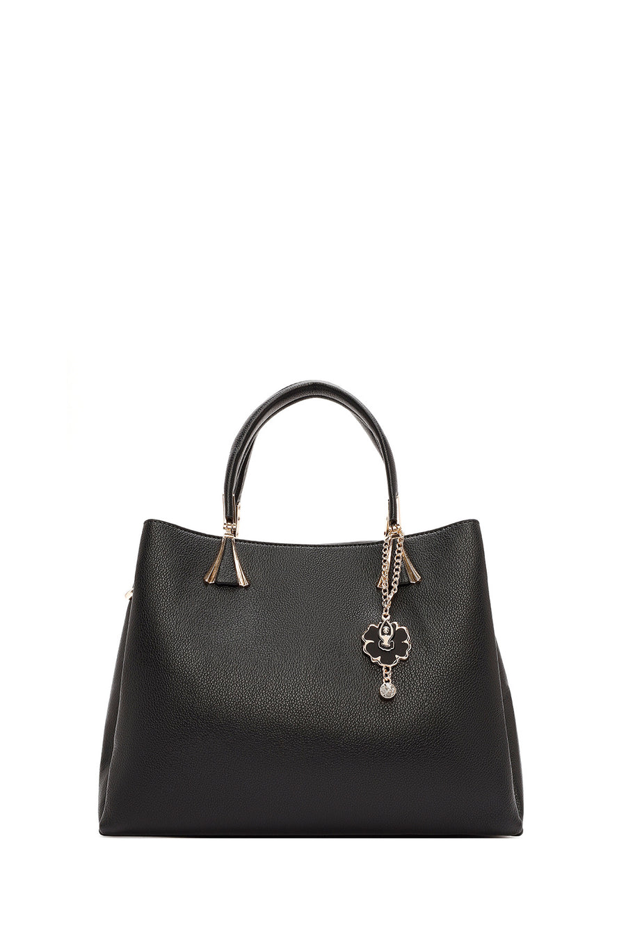 Women's Black Long Strap Classic Shoulder Bag