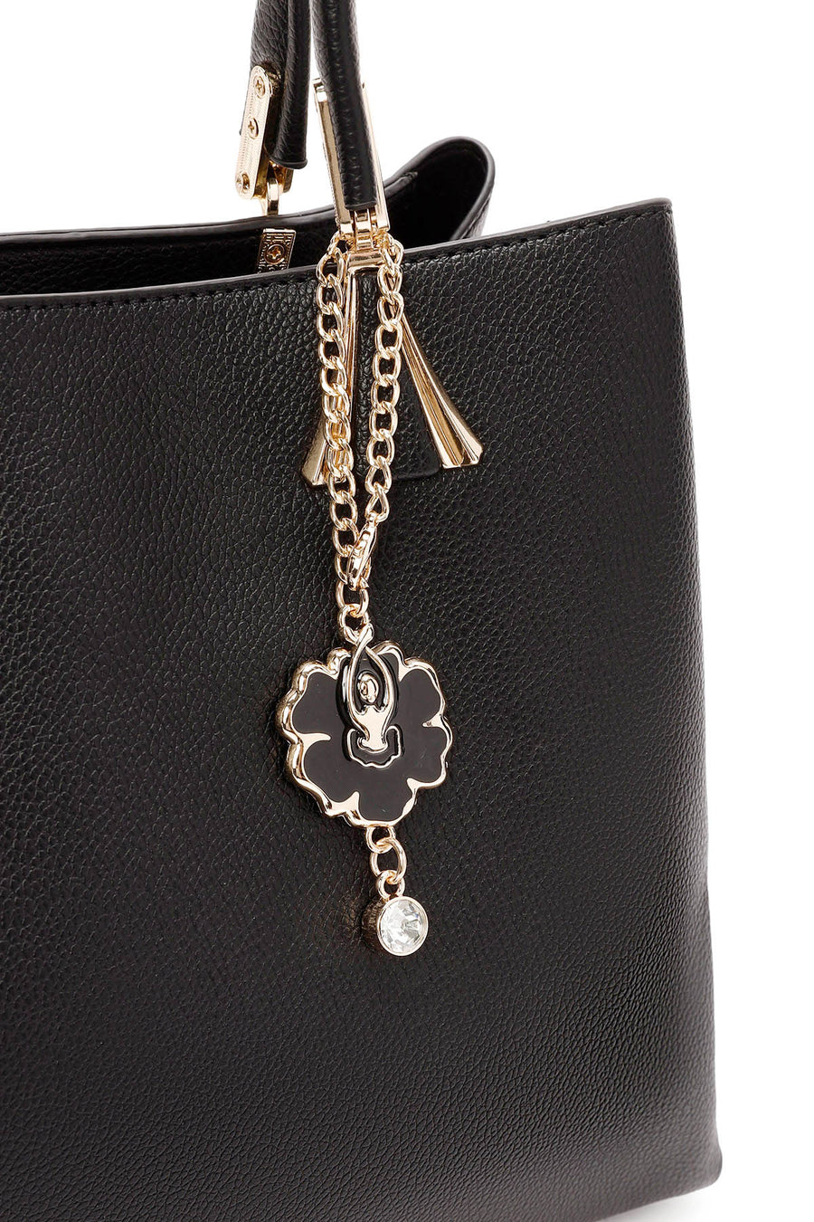 Women's Black Long Strap Classic Shoulder Bag
