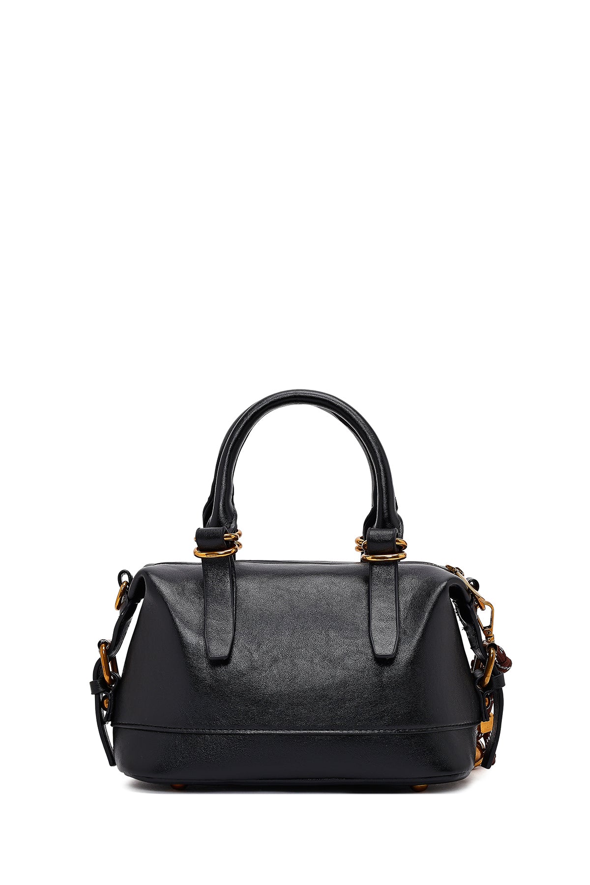 Kadın Siyah Uzun Askılı Mini Kol Çantası