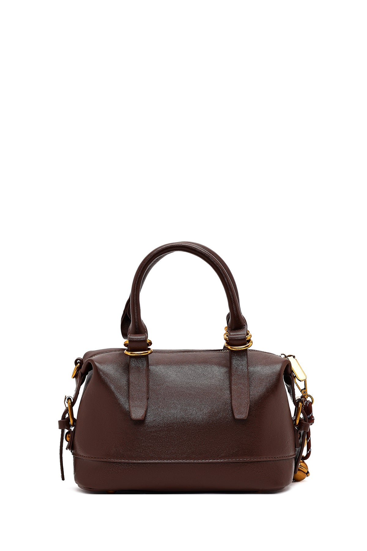 Kadın Kahverengi Uzun Askılı Mini Kol Çantası