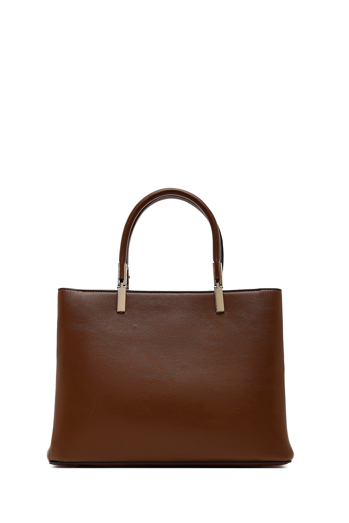 Kadın Kahverengi Baskılı Uzun Askılı Kol Çantası