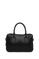 Kadın Siyah Uzun Askılı Örgü Detaylı Kol Çantası | Derimod