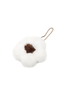 Women's Brown Long Strap Plush Shoulder Bag with Accessories | Derimod