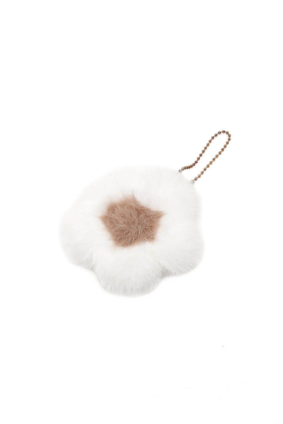 Women's Mink Long Strapped Plush Shoulder Bag with Accessories
