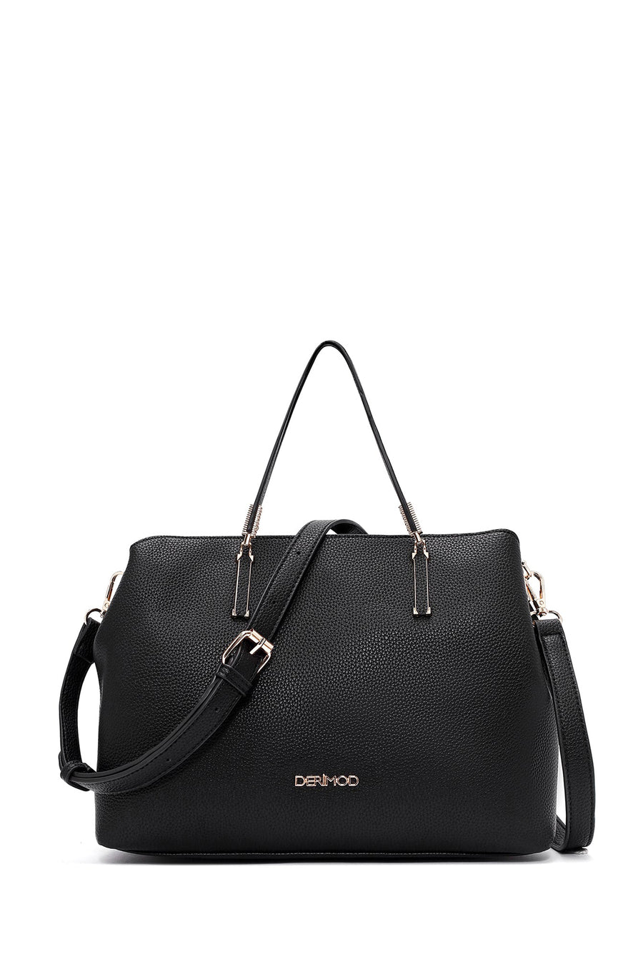 Women's Black Long Strap Classic Shoulder Bag 25WBD2720FT | Derimod