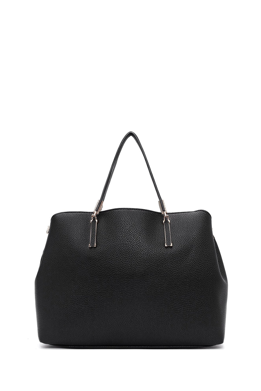 Women's Black Long Strap Classic Shoulder Bag