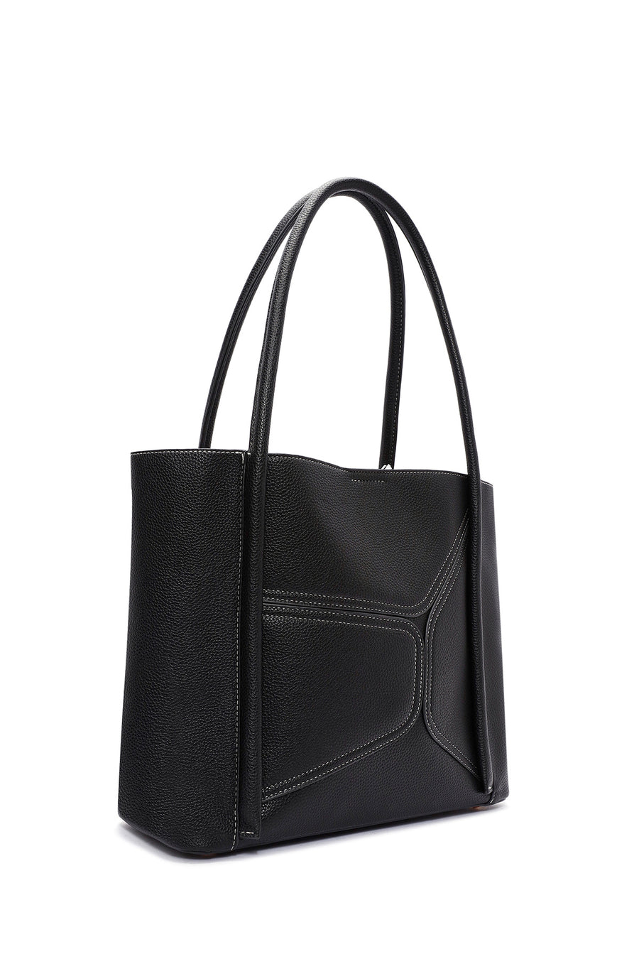 Women's Black Patterned Shoulder Bag