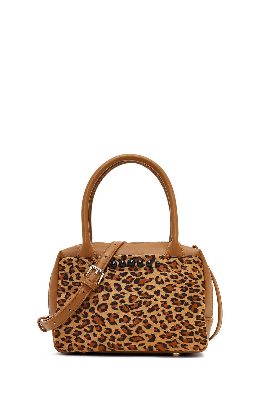 Women's Leopard Long Strap Shoulder Bag 25WBD2741W2 | Derimod
