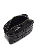 Kadın Siyah Uzun Askılı Örgülü Çapraz Çanta | Derimod