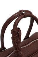 Kadın Bordo Uzun Askılı Charmlı Kol Çantası | Derimod