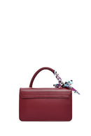 Kadın Bordo Uzun Askılı Baskılı Çapraz Çanta | Derimod