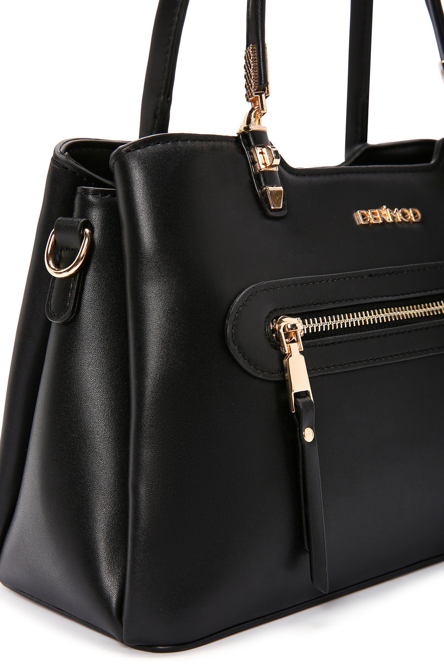 Women's Black Long Strap Classic Shoulder Bag