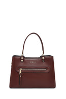 Kadın Kahverengi Uzun Askılı Klasik Kol Çantası | Derimod