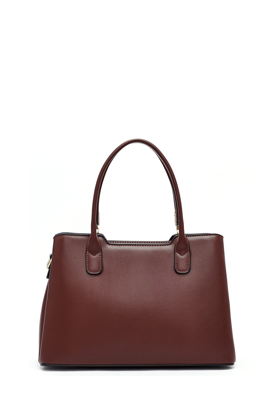 Woman Brown Long Strap Classic Handbag