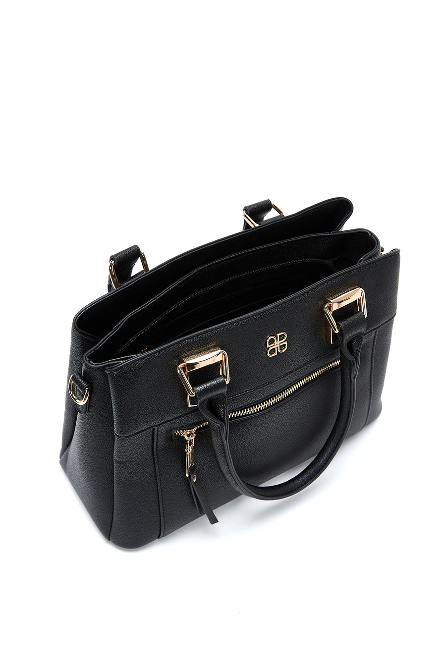 Women's Black Long Strap Classic Shoulder Bag