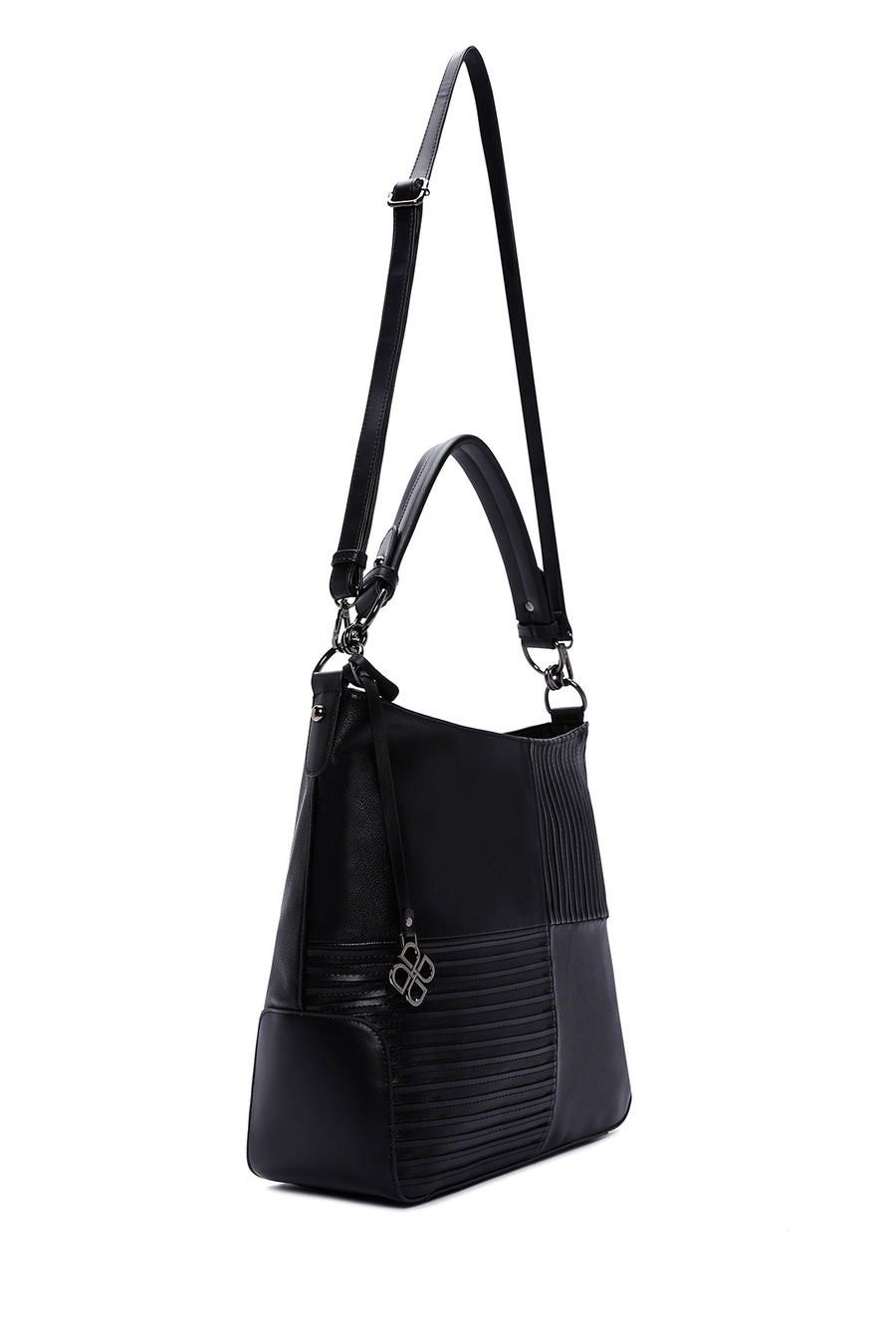 Women's Black Long Strap Shoulder Bag