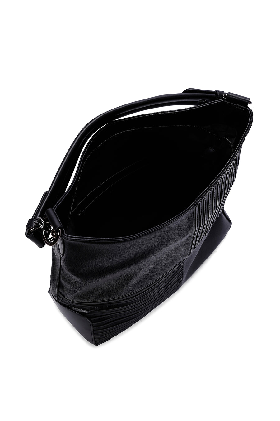 Women's Black Long Strap Shoulder Bag