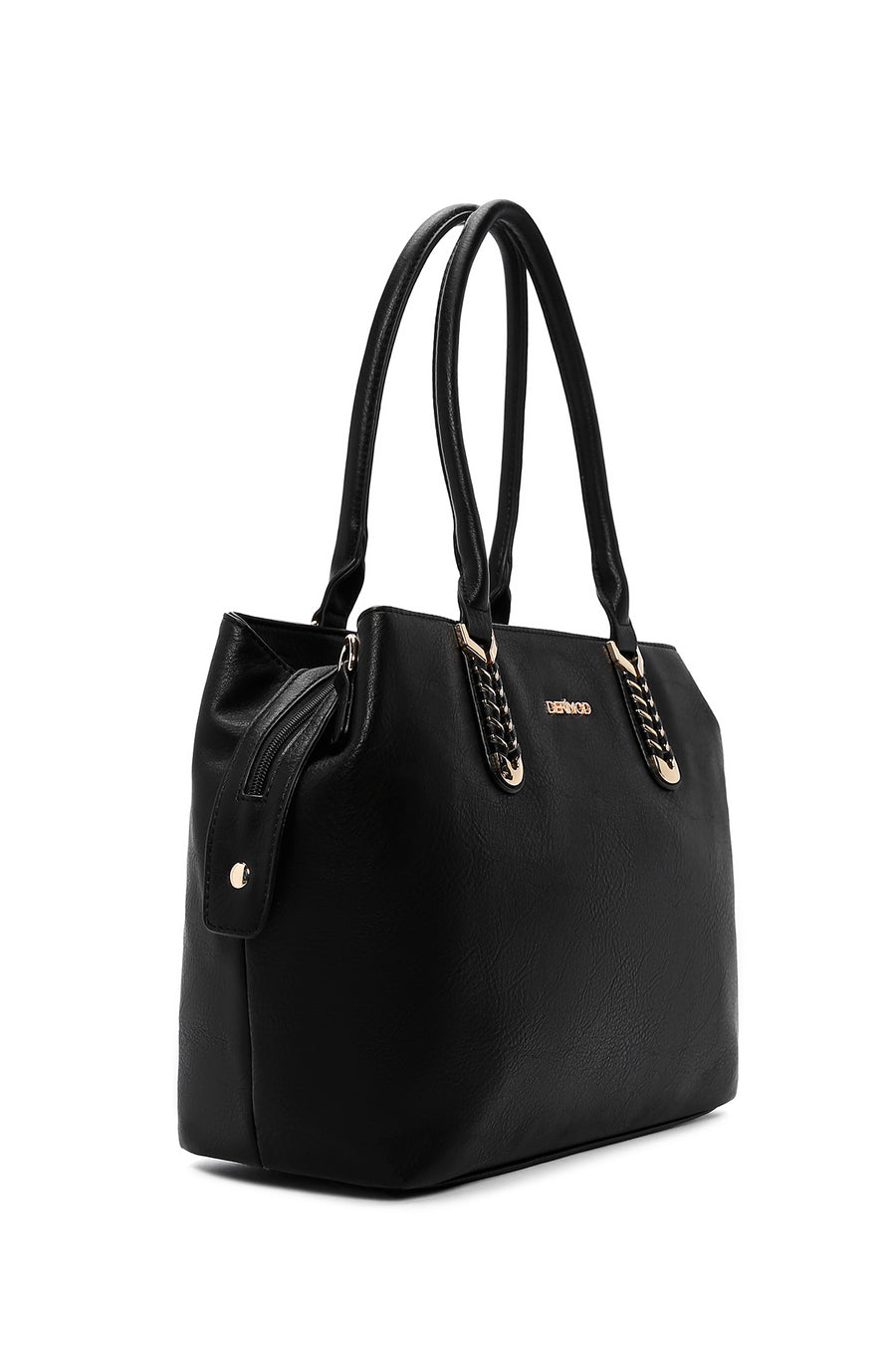 Women's Black Long Strap Shoulder Bag