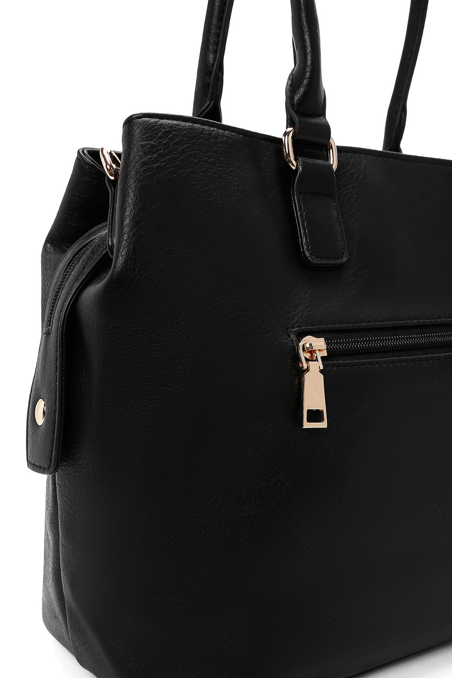 Women's Black Long Strap Shoulder Bag