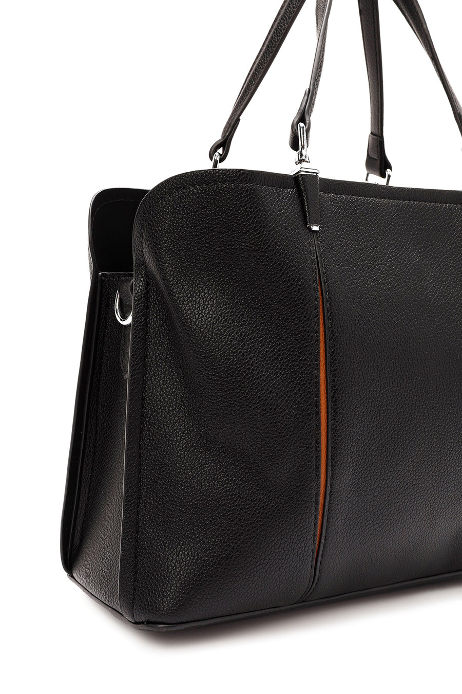 Women's Black Long Strap Shoulder Bag